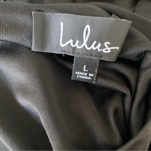 Lulu’s Evening Out Halter Neck Satin Gown - Picture 5 of 6